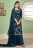 Blue georgette pakistani suit 2050A