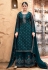 Teal georgette pakistani suit 156816