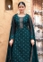 Teal georgette pakistani suit 156816