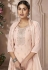 Peach georgette pakistani suit 2605