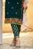 Green faux georgette pakistani suit 2004