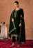 Green velvet pant style suit 4100A