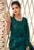 Green georgette sequence saree 7202