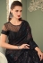 Black georgette sequence saree 7212