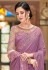 Light purple silk saree with blouse 1017