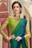 Light silk green half n half saree 1007