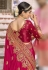 Magenta art silk saree with blouse ACU7200