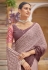 Light pink chinon saree with blouse 5424