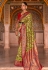 Light green saree with blouse 496F