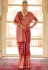 Maroon silk saree with blouse 484C