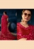 Magenta net saree with blouse 6301