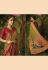 Brasso Saree with blouse in Mehndi colour 15049