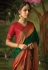 Brasso Saree with blouse in Green colour 15049c