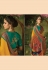 Brasso Saree with blouse in Yellow colour 15049d