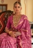 Silk Saree with blouse in Purple colour 526D