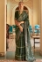 Silk Saree with blouse in Green colour 526F