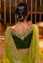 Viscose Saree with blouse in Light green colour 7604