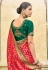 Silk Saree with blouse in Maroon colour 6401