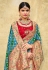 Silk Saree with blouse in Sky blue colour 6409