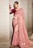 Silk Saree with blouse in Pink colour 6104