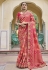 Silk Saree with blouse in Pink colour 5510
