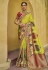Silk Saree with blouse in Light green colour 5512