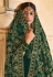 Green georgette palazzo suit 971