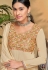 Beige viscose georgette pakistani suit 10116
