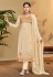 Beige viscose georgette pakistani suit 10116
