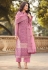 Pink color viscose pakistani suit 16074