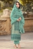 Sea green viscose pakistani suit 16076