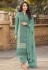 Sea green viscose pakistani suit 16076