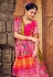 Silk readymade a line lehenga choli in Magenta colour 8011