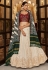 Georgette a line lehenga choli in Off white colour 2204