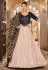 Georgette a line lehenga choli in Pink colour 2201