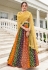 Faux georgette circular lehenga choli in Multicolor colour 146