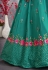 Georgette circular lehenga choli in Green colour 2256