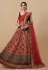 Silk circular lehenga choli in Pink colour 1510