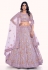 Soft net circular lehenga choli in Light purple colour 36006