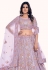 Soft net circular lehenga choli in Light purple colour 36006