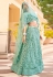 Net a line lehenga choli in Sea green colour 2084C