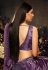 Velvet circular lehenga choli in Purple colour 2274