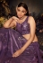 Velvet circular lehenga choli in Purple colour 2274