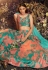 Velvet circular lehenga choli in Peach colour 2275