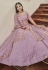 Art silk a line lehenga choli in Light purple colour 4803