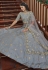 Art silk a line lehenga choli in Grey colour 4805