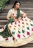 Silk circular lehenga choli in Off white colour 2223