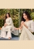 Faux georgette pakistani suit in White colour 2041