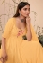 Georgette palazzo suit in Yellow colour 4831