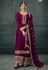 Prachi desai Silk georgette pakistani suit in purple colour 63874